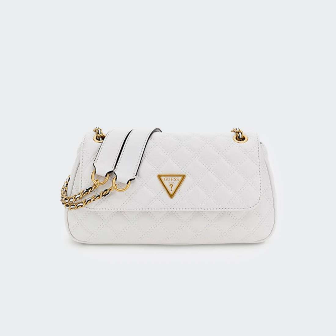 MALA GUESS GIULLY CROSSBODY FLAP WHITE