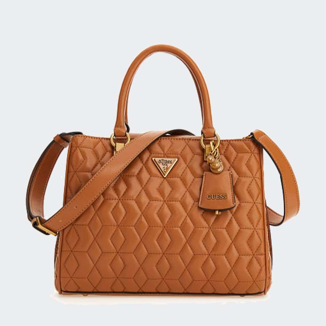 MALA GUESS ELENIA HANDBAG COGNAC