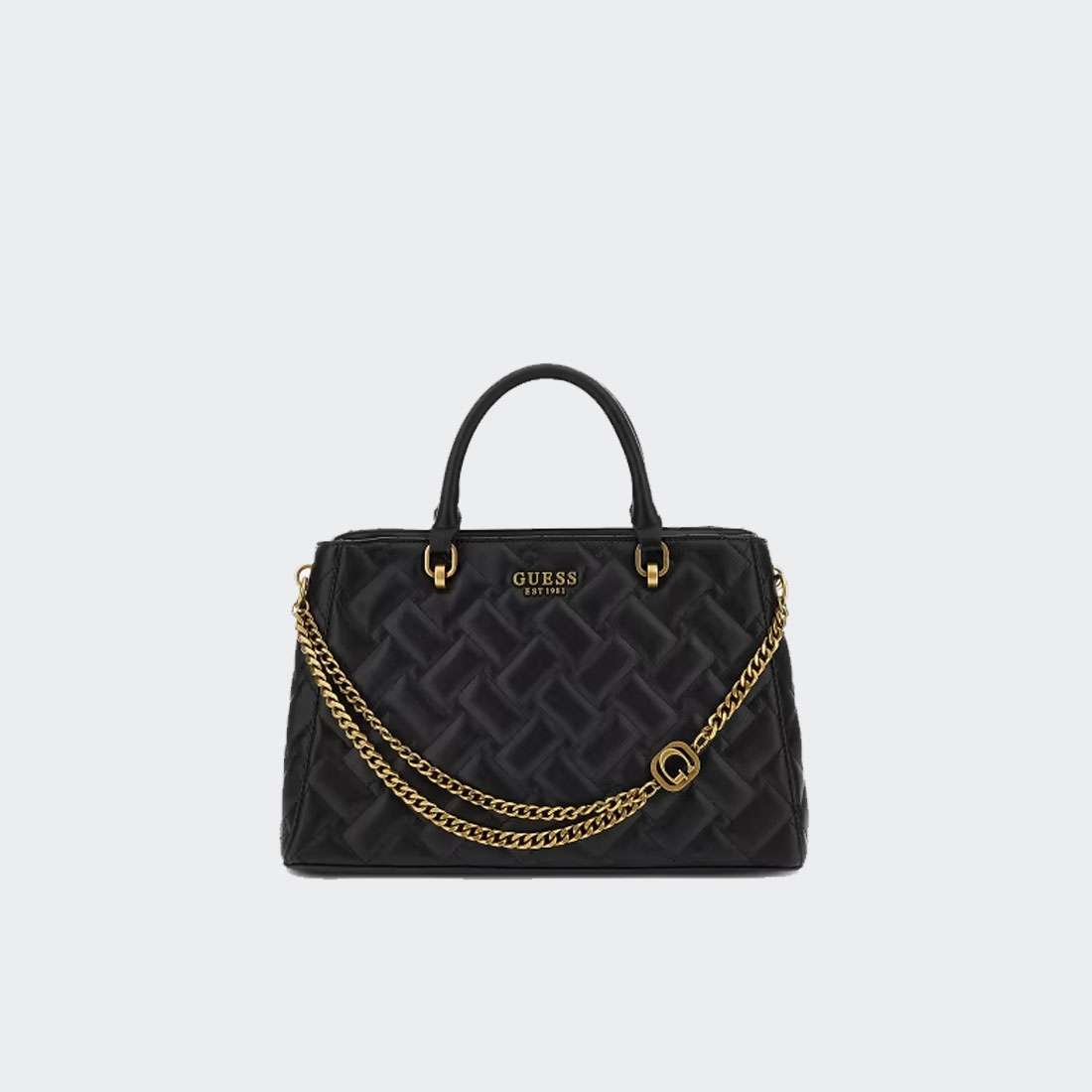 MALA GUESS GRACELYNN GIRLFRIEND SATCHEL BLACK