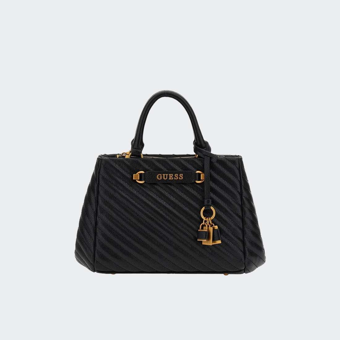 MALA GUESS SELA SMALL GIRLFRIEND SATCHEL BLACK