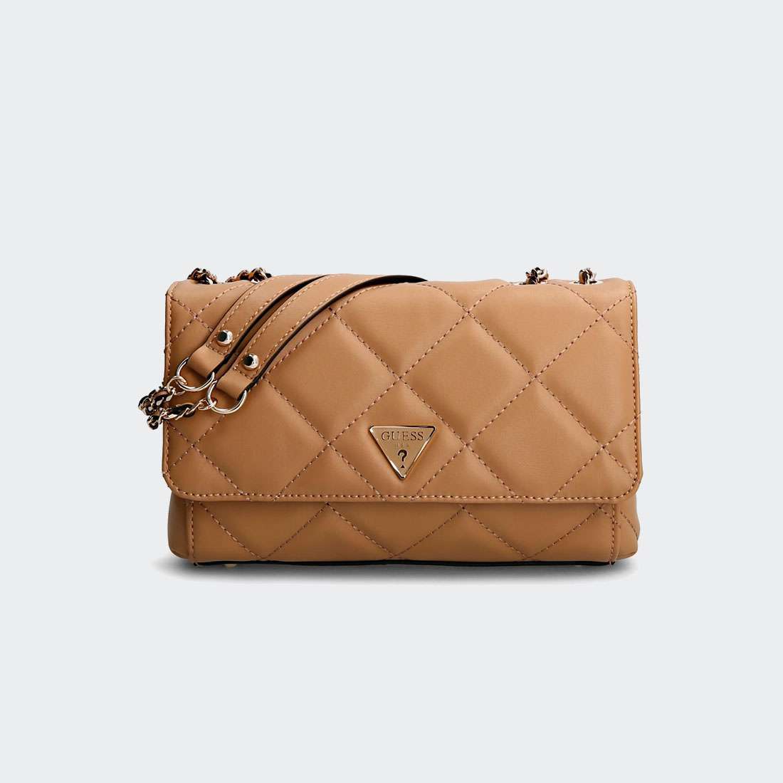 MALA GUESS CESSILY QUILTED CROSSBODY BEI