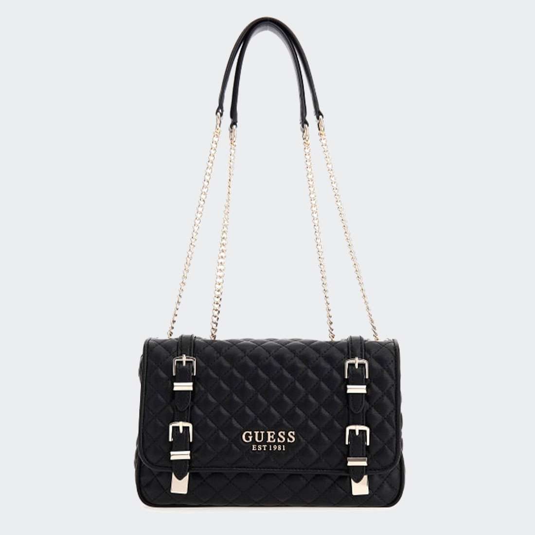 MALA GUESS ADAM CROSSBODY CONVERTIBLE BLACK