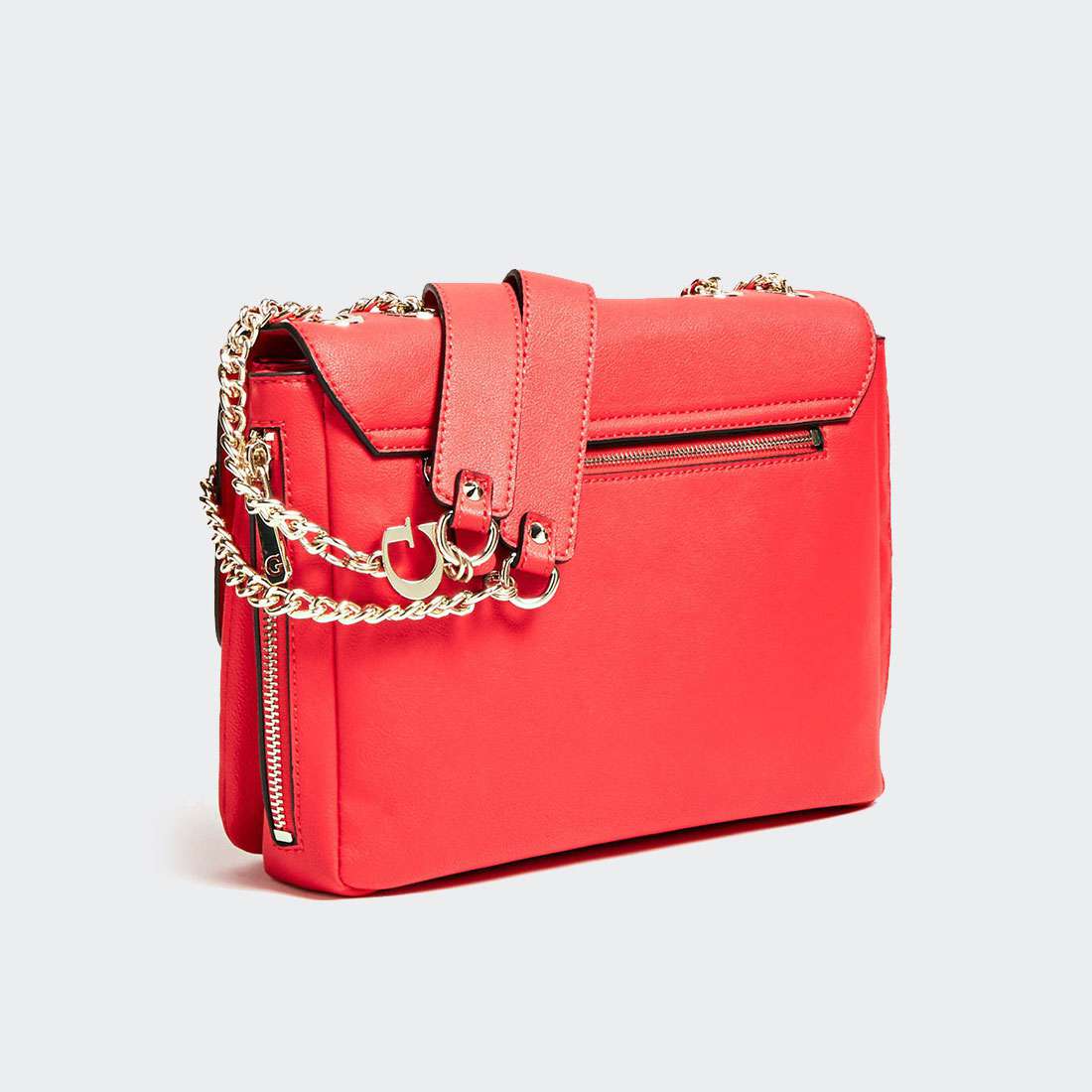 MALA GUESS CHAIN CONVERTIBLE XBODY FLAP RED