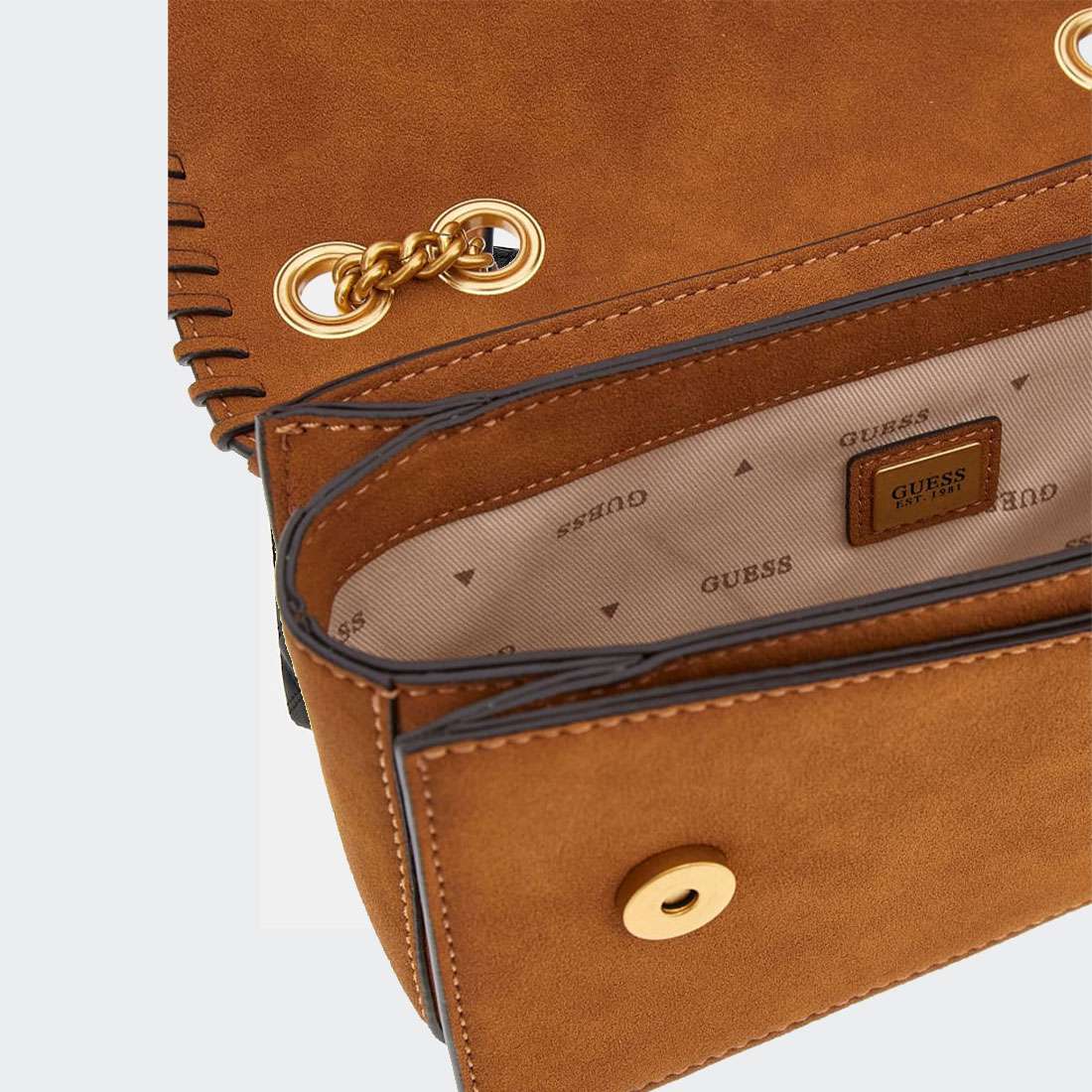 MALA GUESS LIBERA CROSSBODY COGNAC