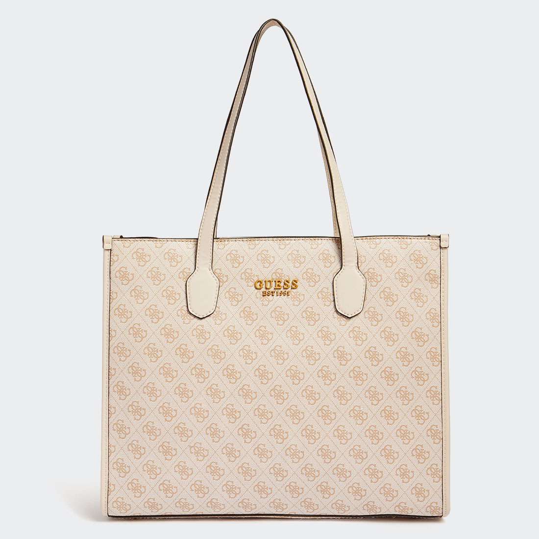 MALA GUESS SILVANA TOTE STONE LOGO