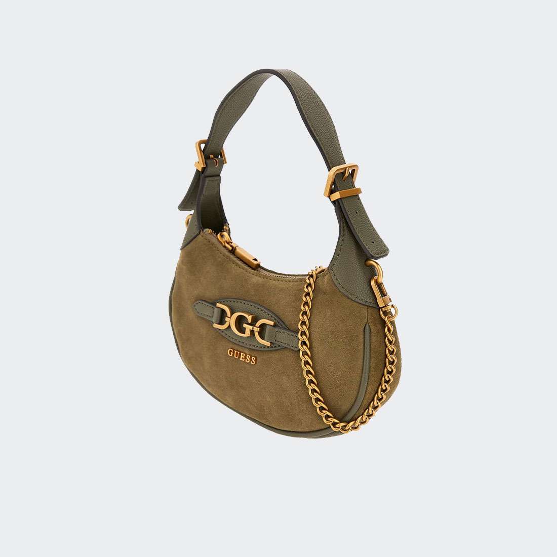 MALA GUESS MALVA MINI HOBO OLIVE