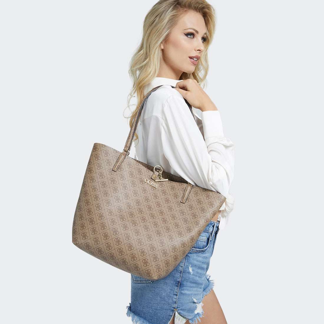 MALA GUESS ALBY TOTE LTL