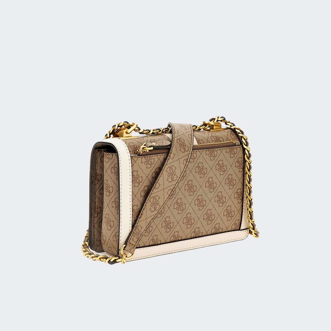 MALA GUESS ABEY CONVERTIBLE MULHER LATTE LOGO