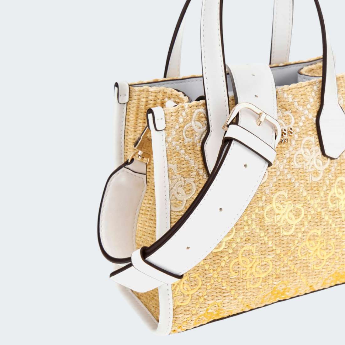 MALA GUESS SILVANA CORNSILK LOGO