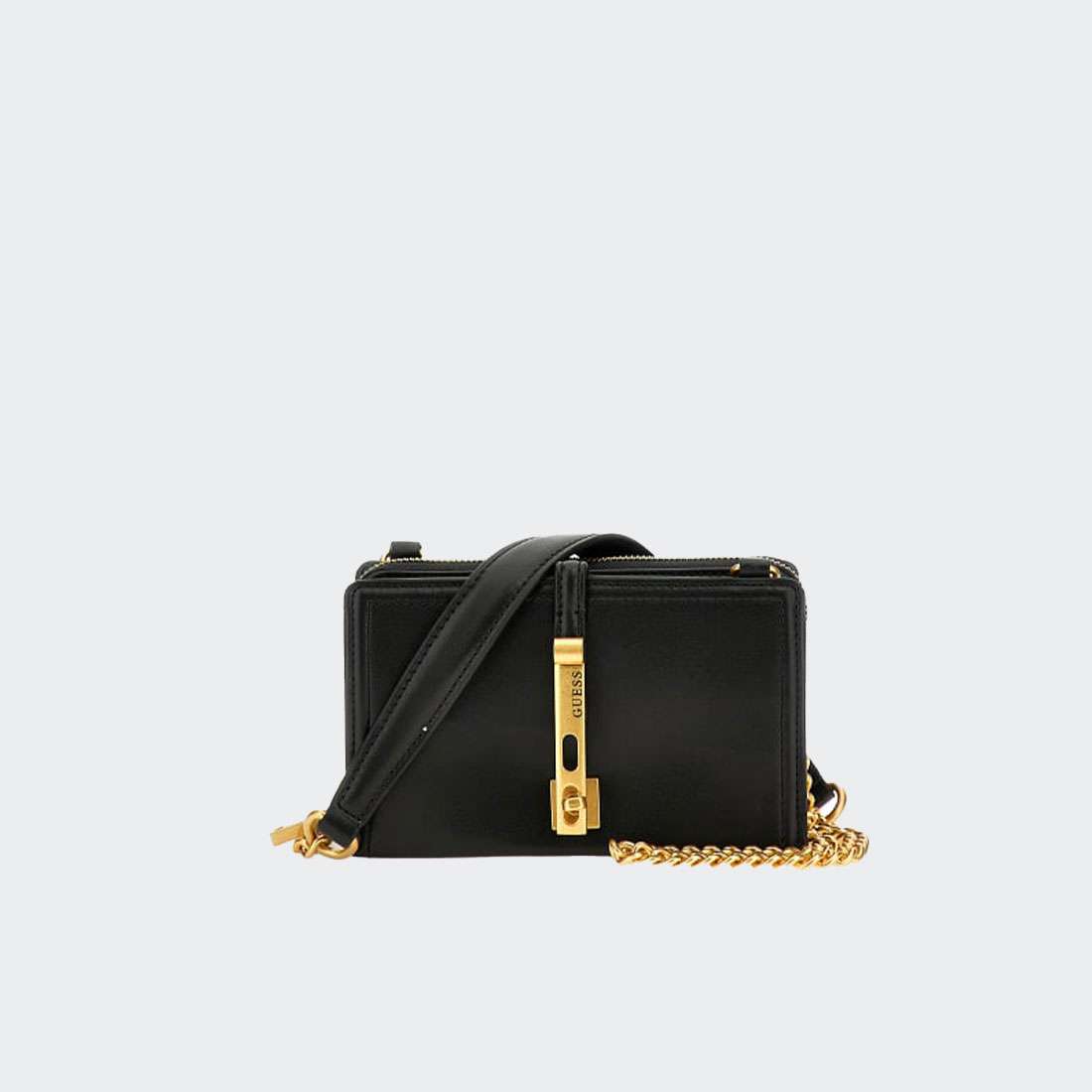 MALA GUESS JAMES MINI CROSSBODY BLACK