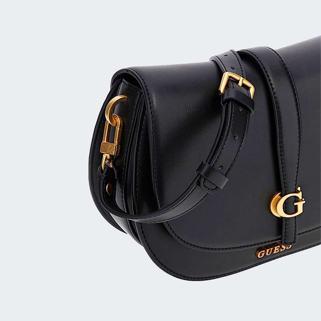 MALA GUESS KUBA FLAP SHLDR BLACK