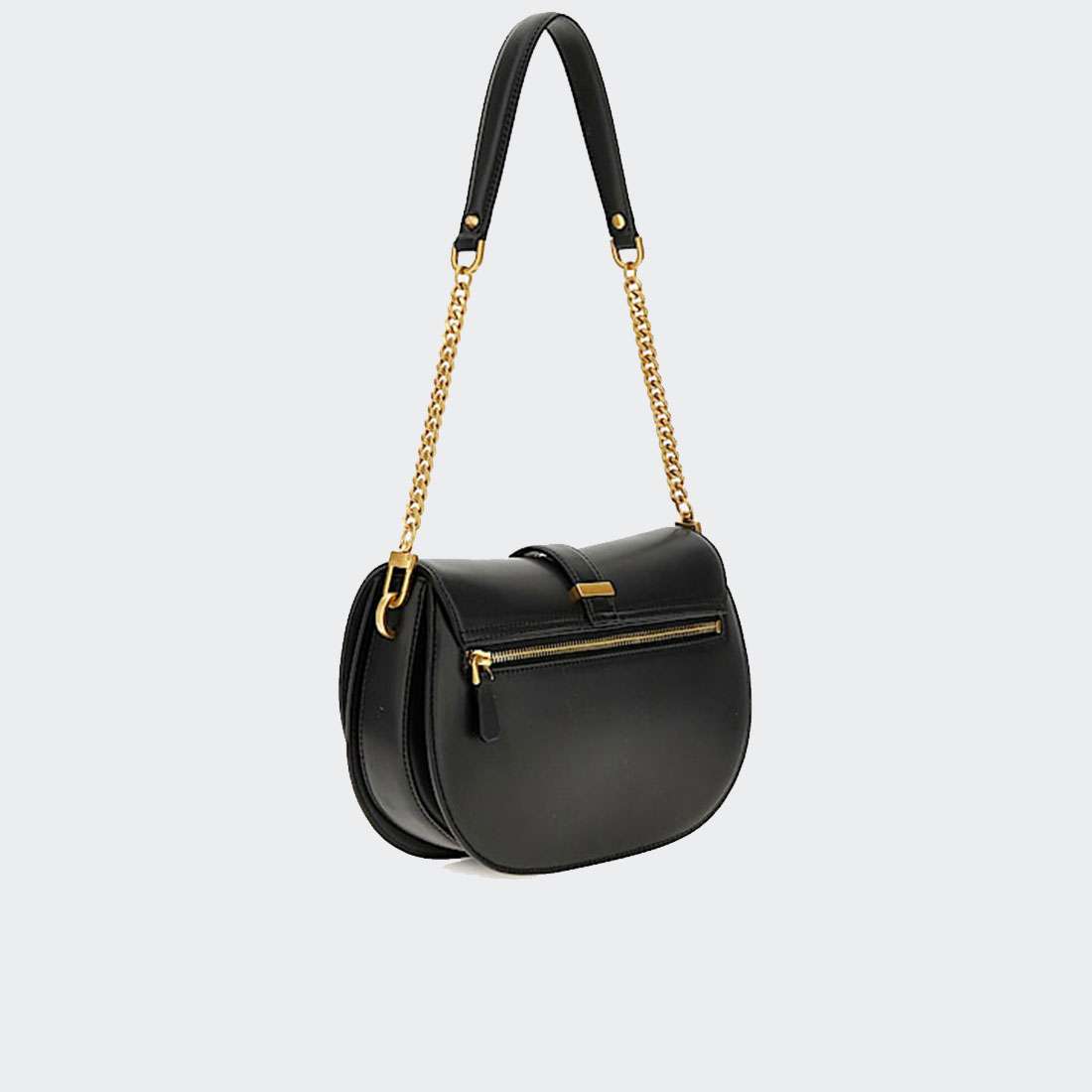MALA GUESS KUBA FLAP SHLDR BLACK