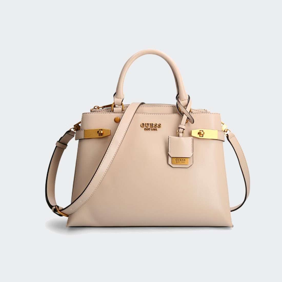 MALA GUESS ZADIE SATCHEL LIGHT RUM