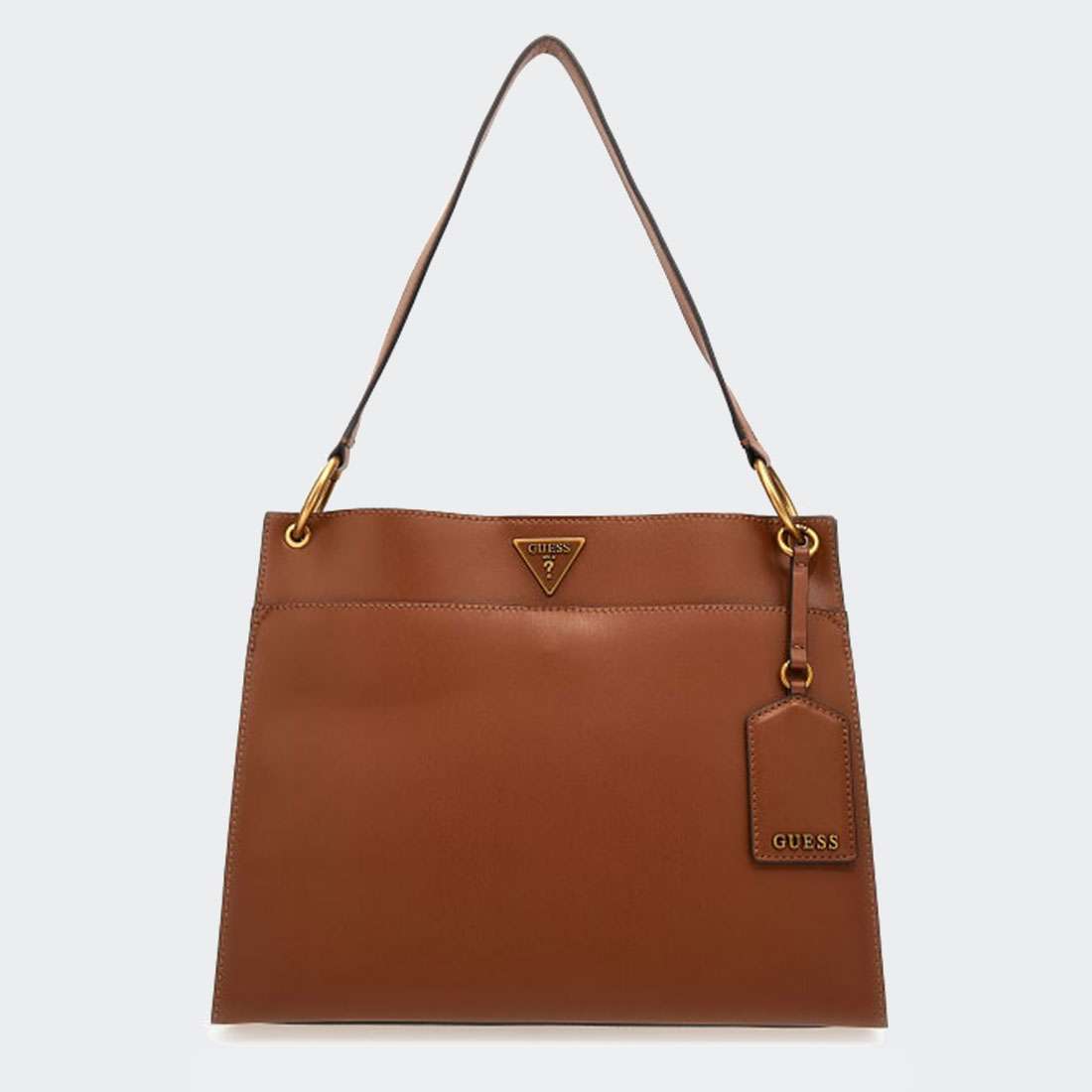 MALA GUESS BASILEA TOTE COGNAC