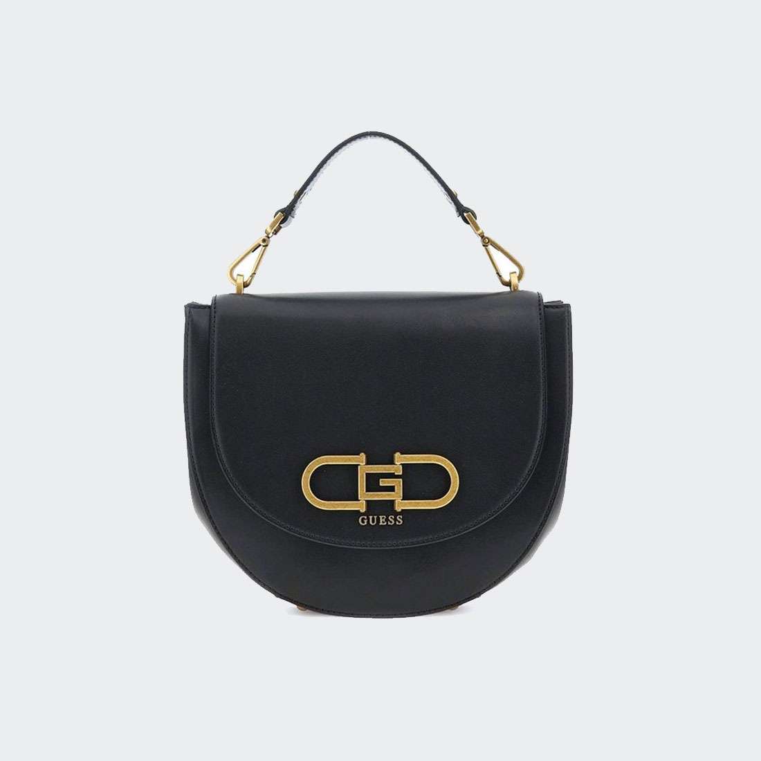 MALA GUESS FLEET FLAP SADDLE BLACK