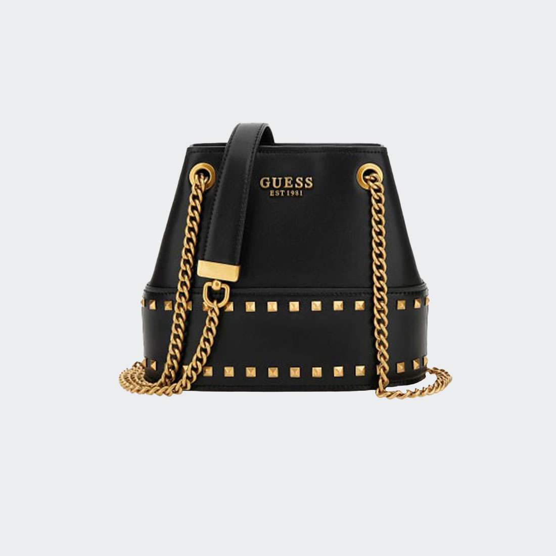 MALA GUESS ISELINE BUCKET BLACK MULHER
