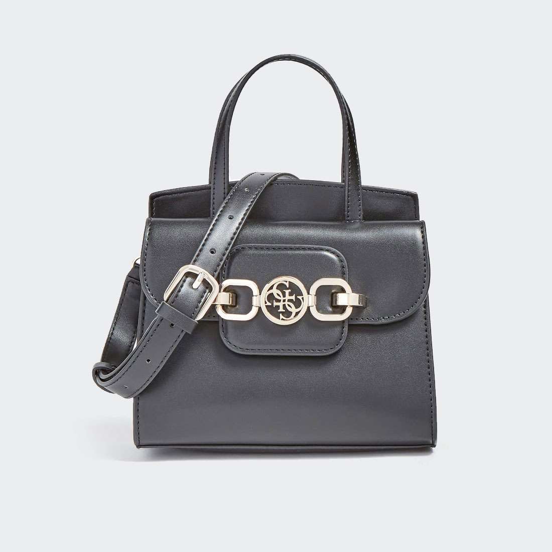 MALA GUESS HENSELY MINI SATCHEL BLACK