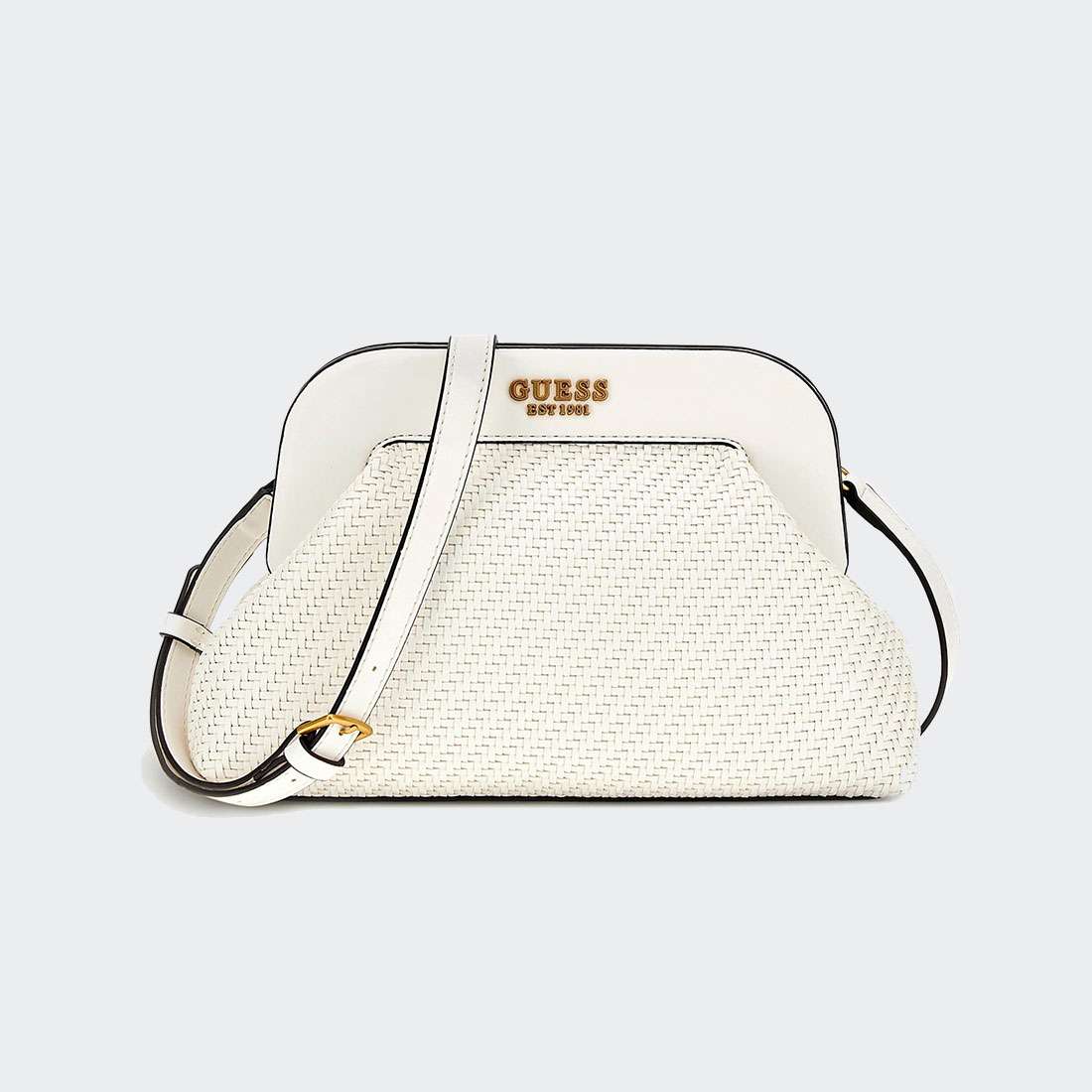 CLUTCH GUESS ABEY FRAME WHITE