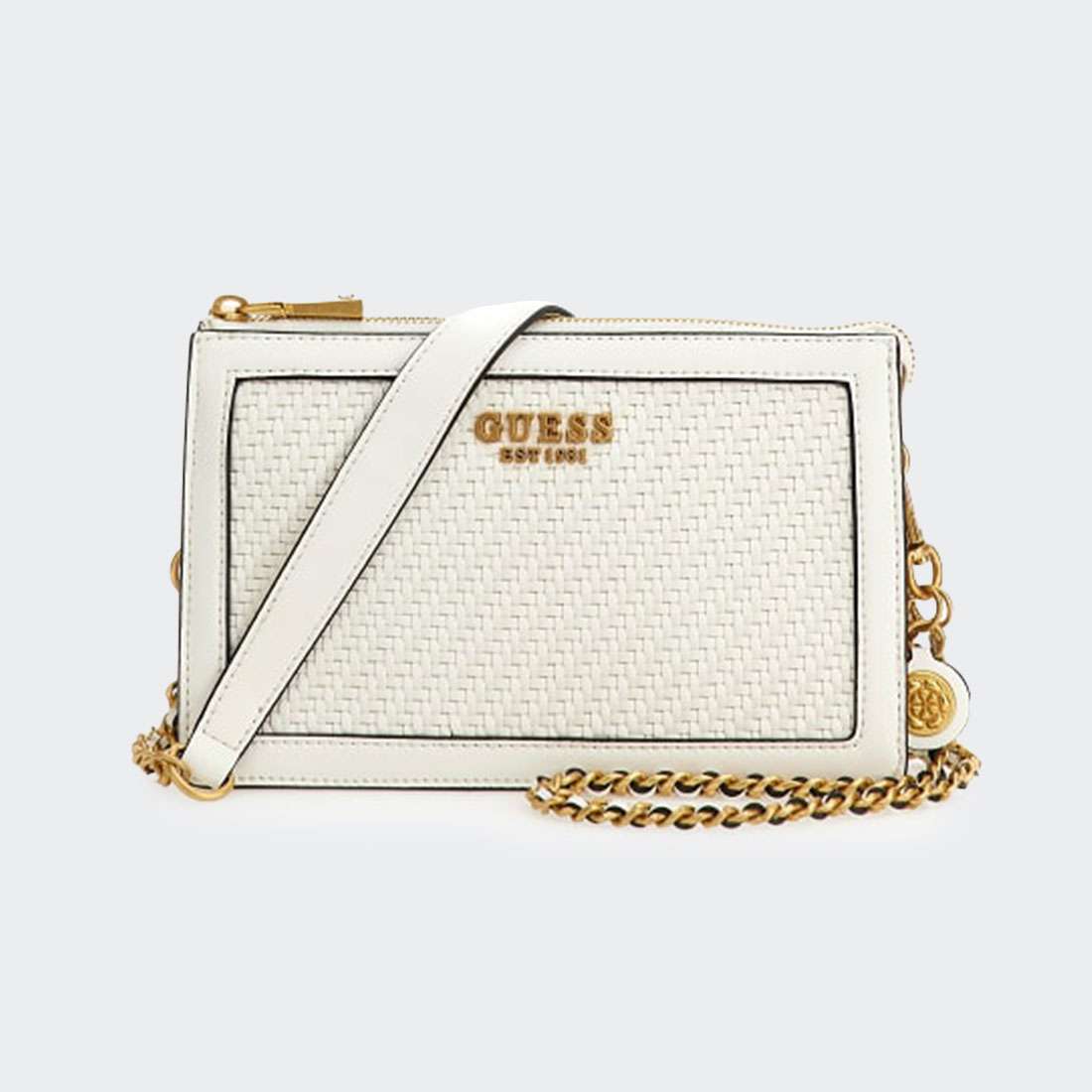 MALA GUESS ABEY MULTI CROSSBODY WHITE