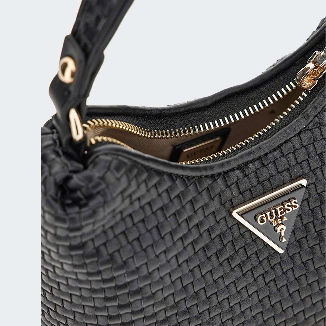 MALA GUESS ETEL MINI HOBO BLACK