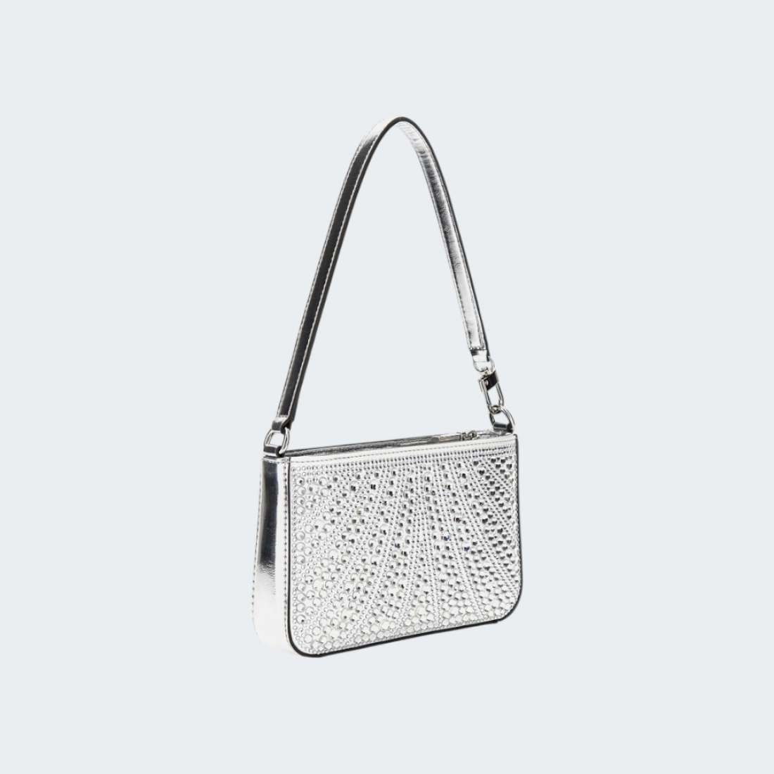 MALA GUESS BEAUVOIR MINI TOP SILVER