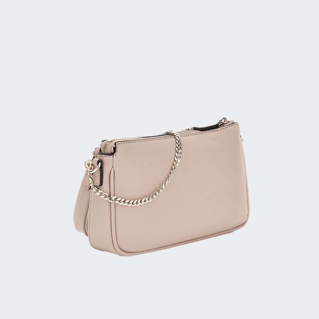 MALA GUESS NOELLE POUCH CROSSBODY TAUPE