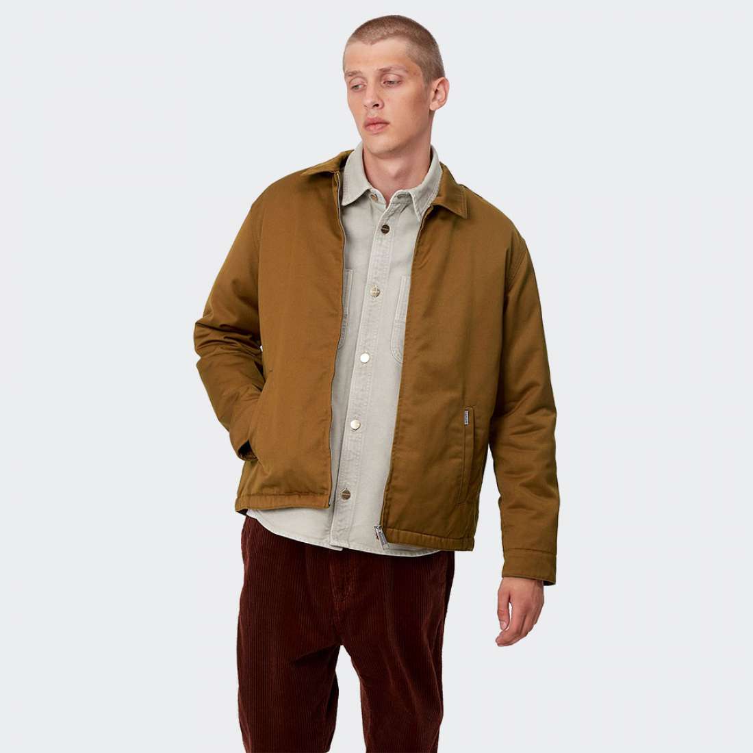 BLUSÃO CARHARTT WIP MODULAR TAWNY RINSED