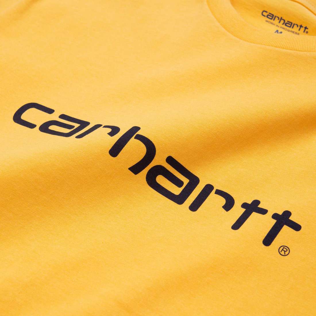 T-SHIRT CARHARTT WIP SCRIP SUNFLOWER/BLACK