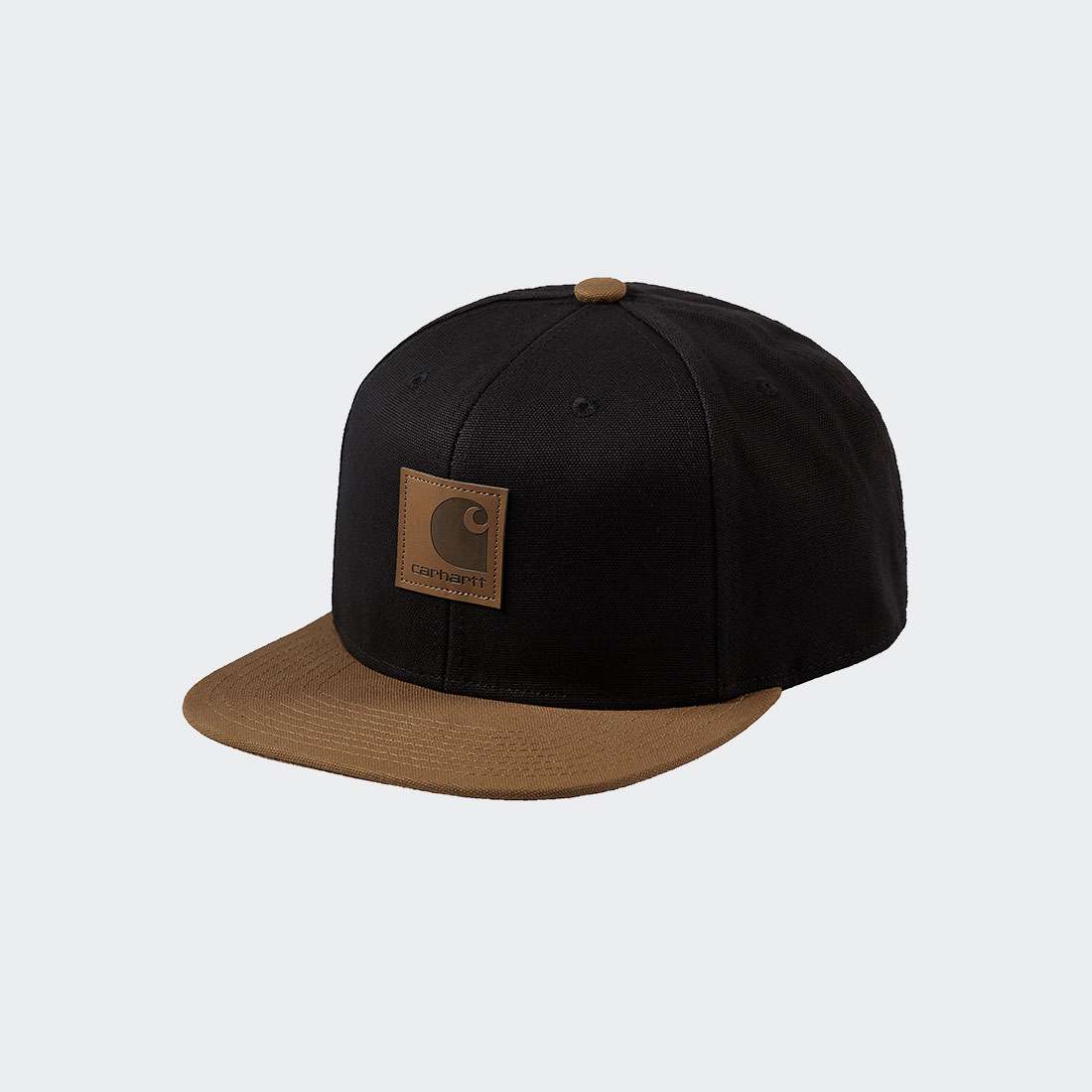 BONÉ CARHARTT LOGO BLACK/HAMILTONBROWN