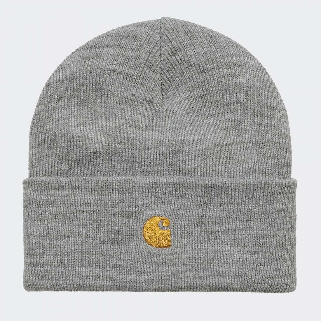 GORRO CARHARTT WIP CHASE GREY HEATHER/GOLD