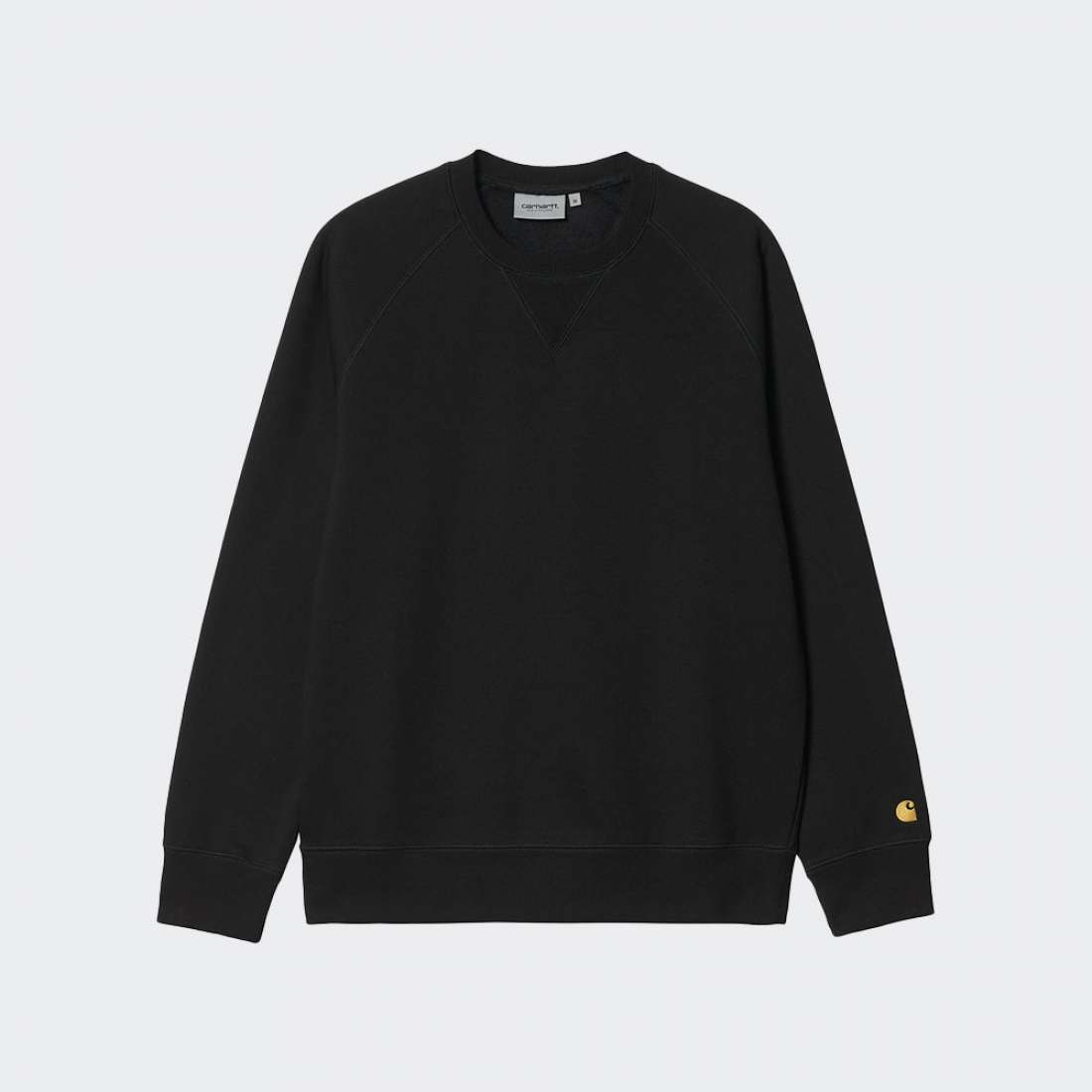 SWEATSHIRT CARHARTT WIP CHASE BLACK/GOLD