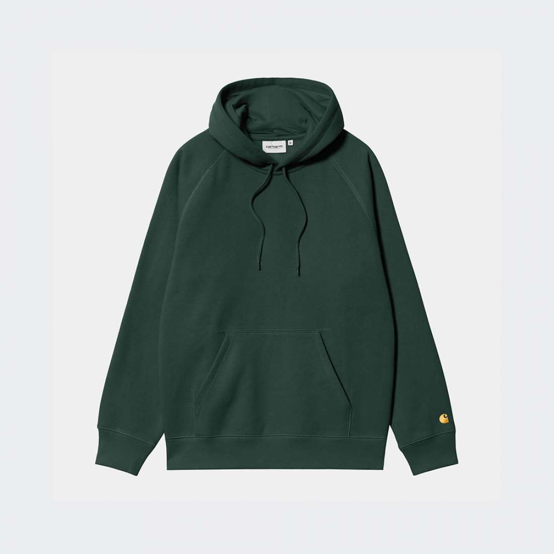 HOODIE CARHARTT WIP CHASE DISCOVERY GREEN/GO