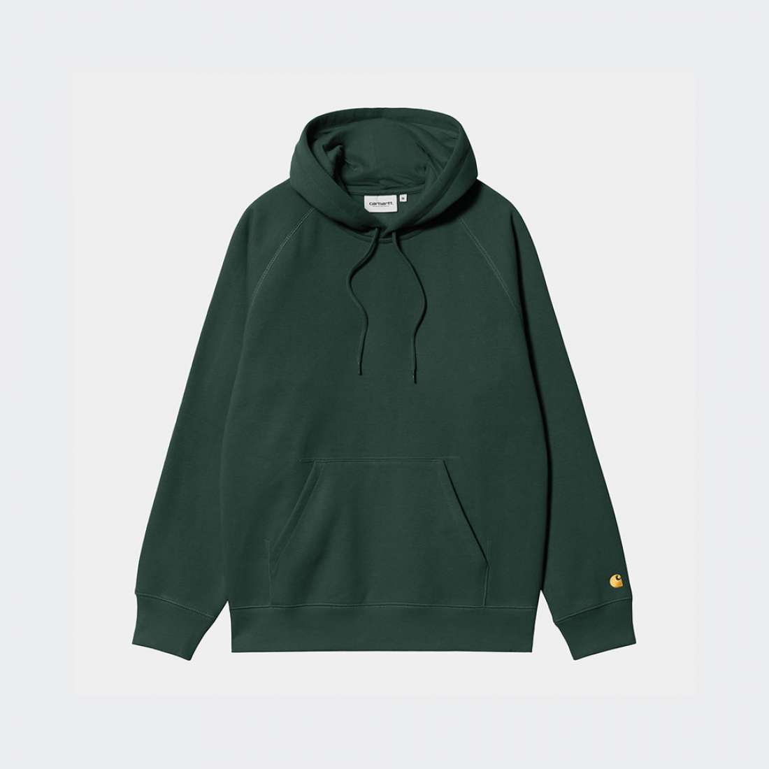 HOODIE CARHARTT WIP CHASE DISCOVERY GREEN/GO