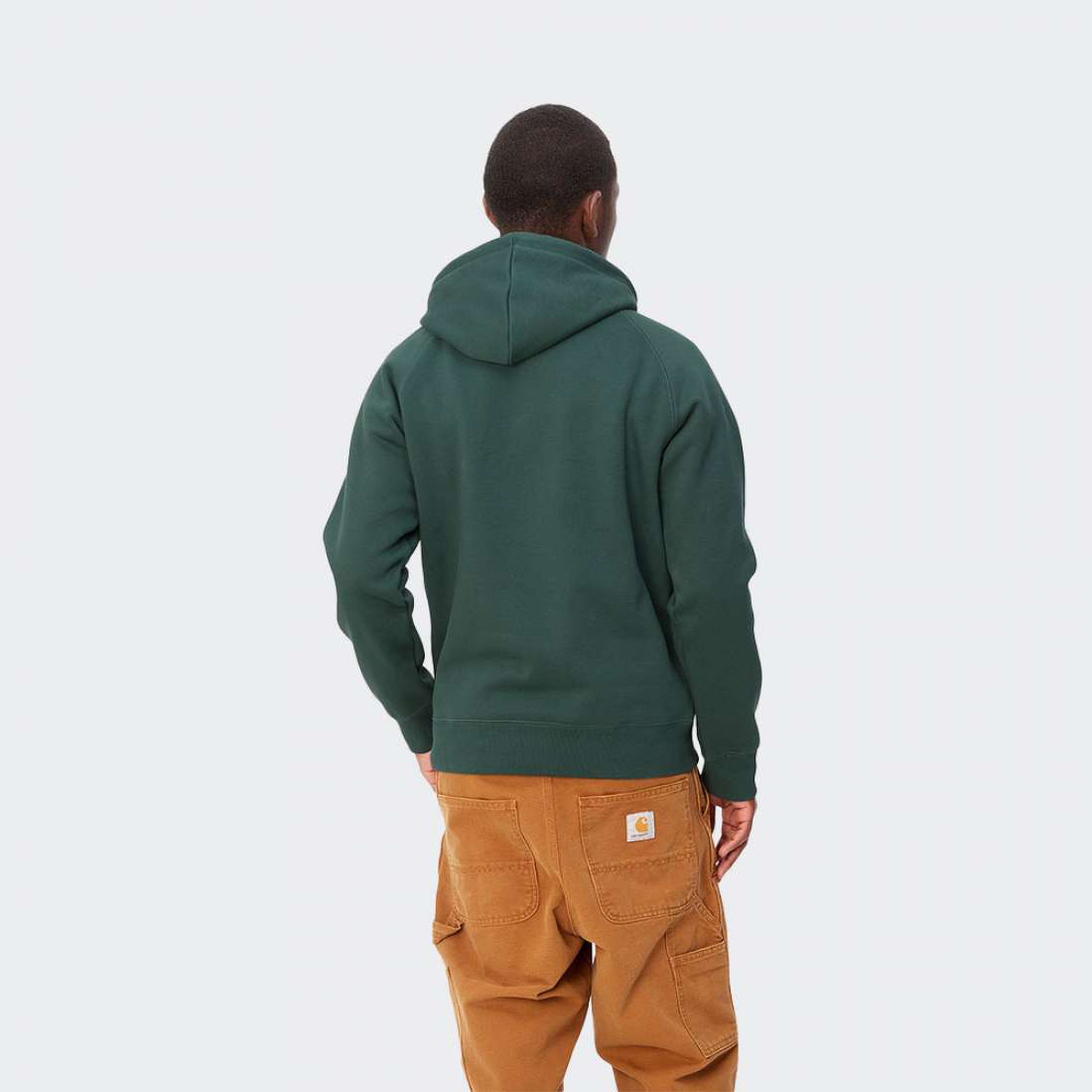 HOODIE CARHARTT WIP CHASE DISCOVERY GREEN/GO