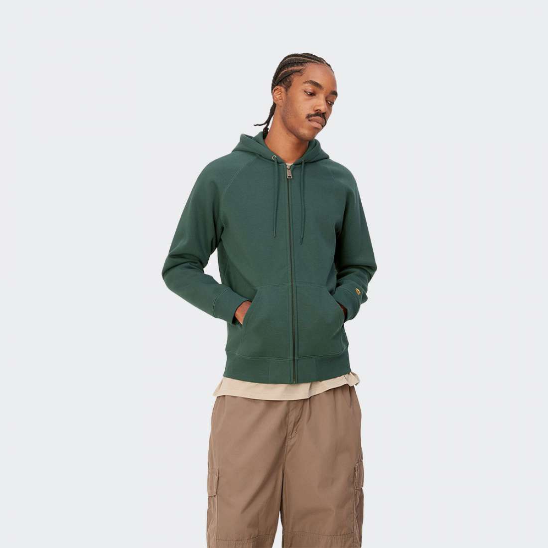 CASACO CARHARTT WIP CHASE DISCOVERY GREEN/GOLD