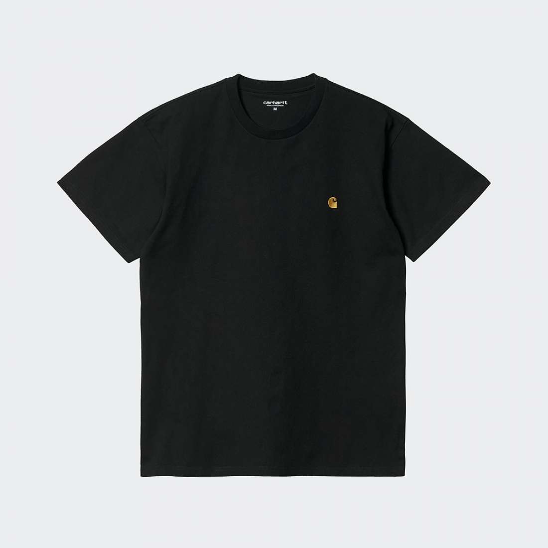 TSHIRT CARHARTT WIP CHASE BLACK/GOLD