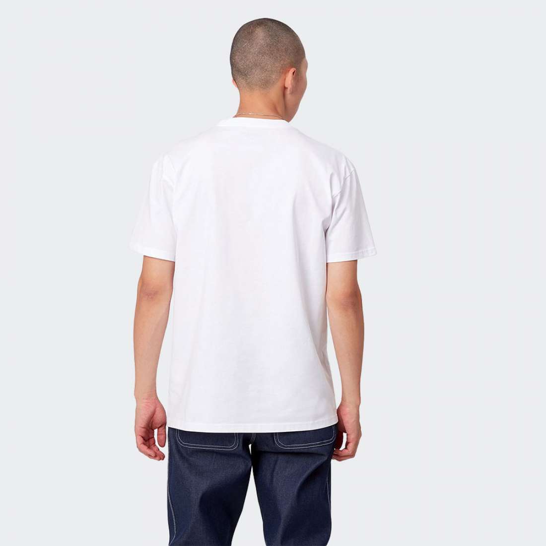 TSHIRT CARHARTT WIP CHASE WHITE/GOLD