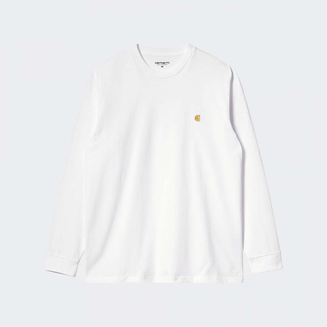 LONGSLEEVE CARHARTT WIP CHASE WHITE/GOLD
