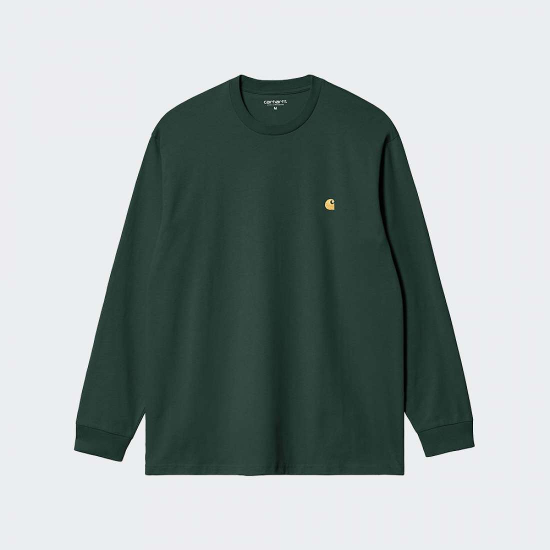 LONGSLEEVE CARHARTT WIP CHASE DISCOVERY GREEN/GOLD