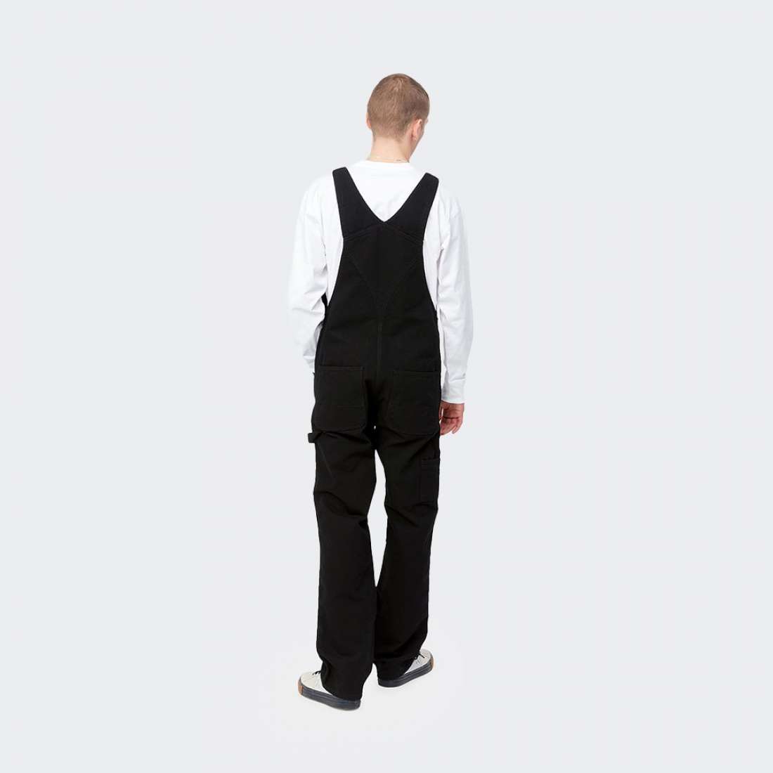 JARDINEIRAS CARHARTT WIP OVERALL BLACK RINSED