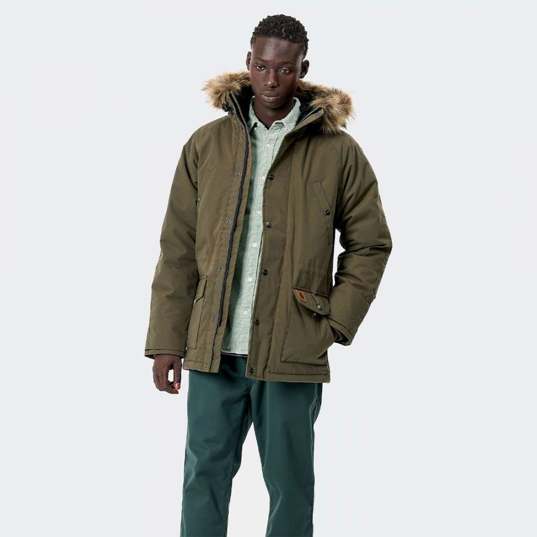 BLUSÃO CARHARTT WIP TRAPPER CYPRESS