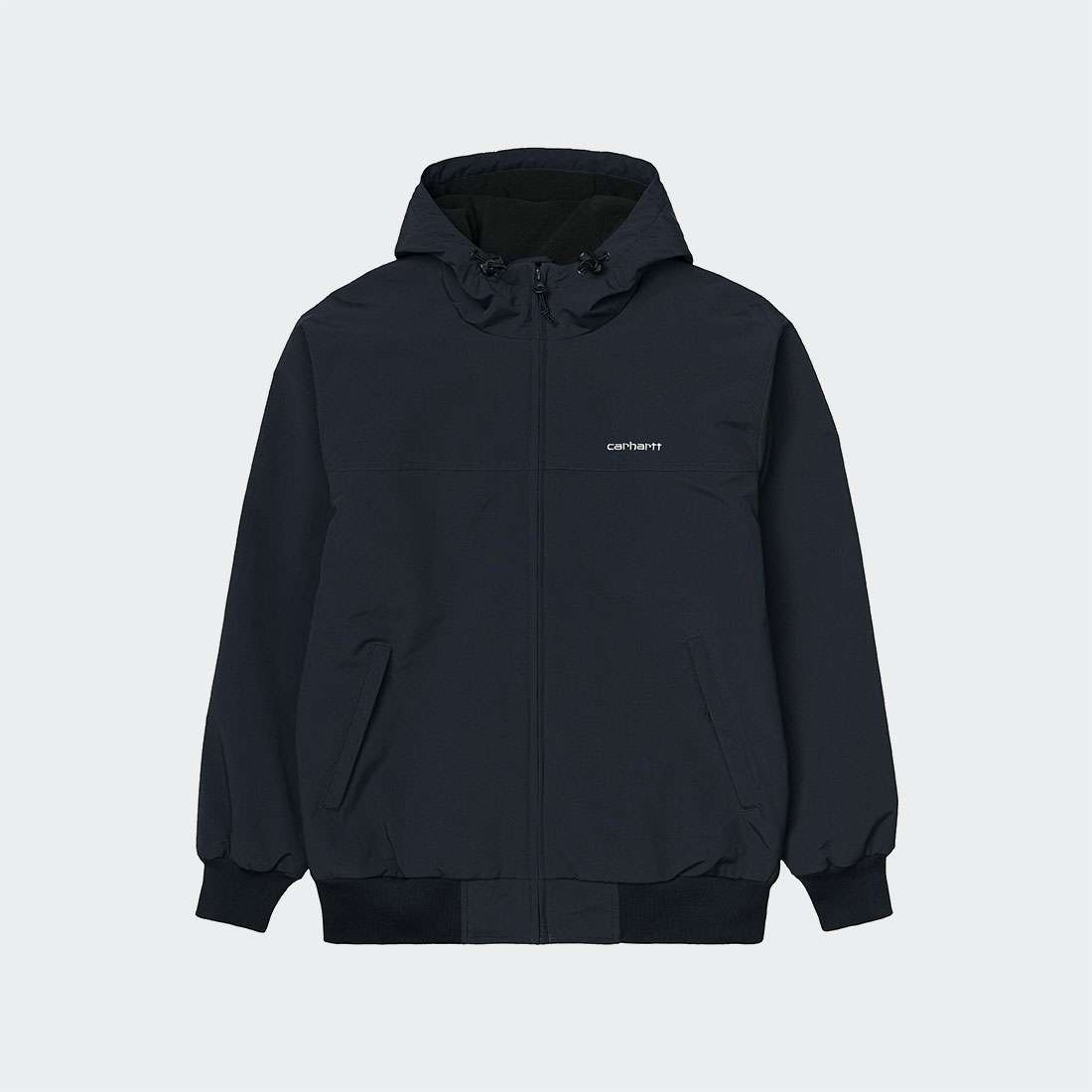 BLUSÃO CARHARTT WIP HOODED SAIL DARK NAVY/WHITE