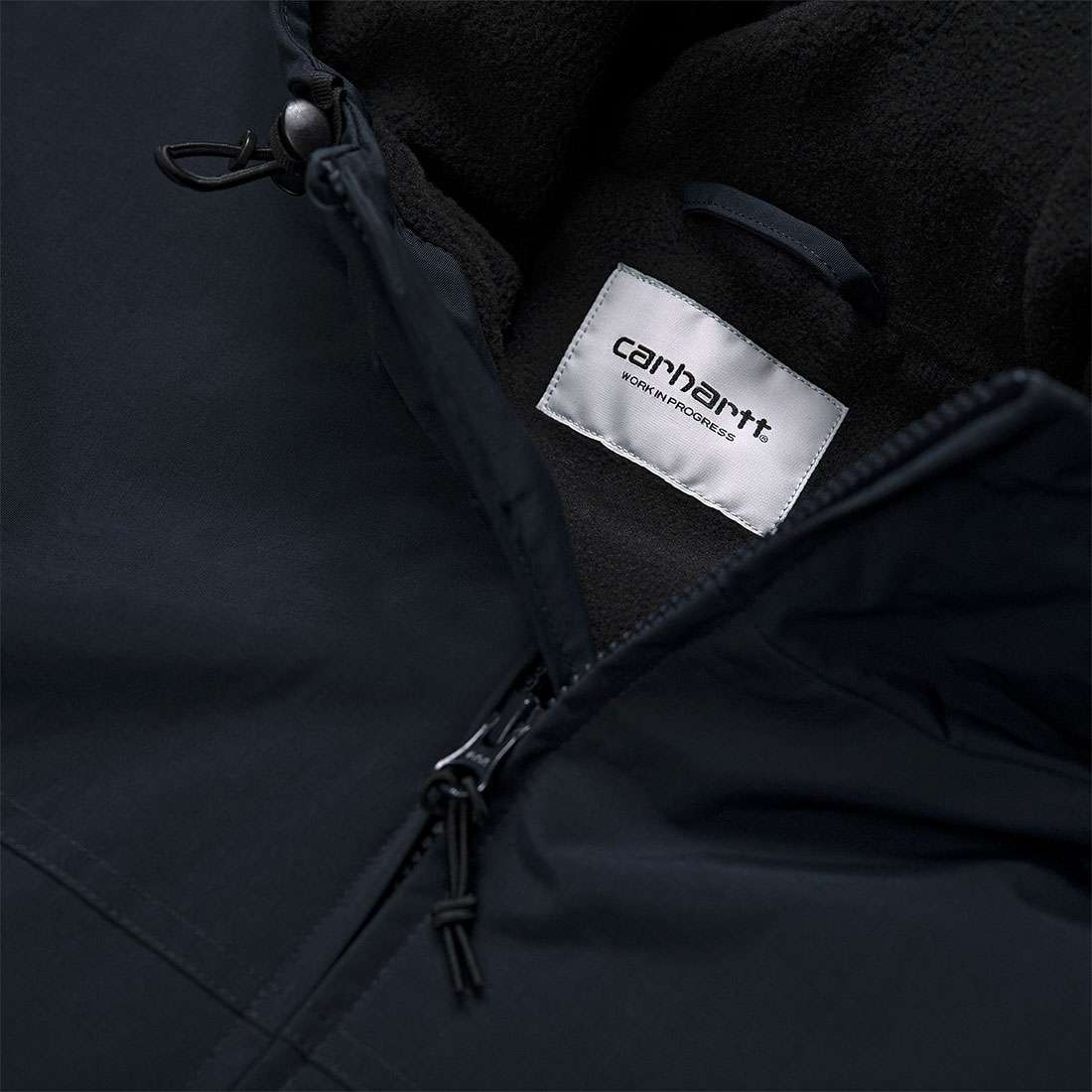 BLUSÃO CARHARTT WIP HOODED SAIL DARK NAVY/WHITE