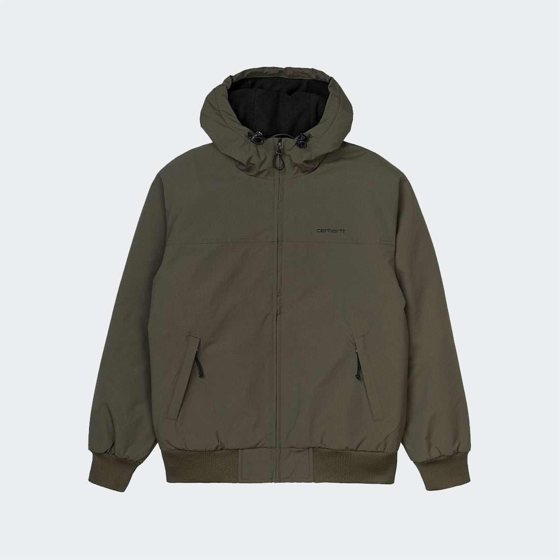 BLUSÃO CARHARTT WIP HOODED SAIL CYPRESS/BLACK
