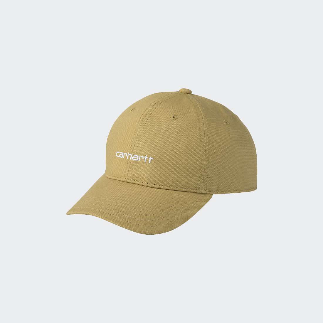 BONÉ CARHARTT CANVAS SCRIPT AGATE/WHITE