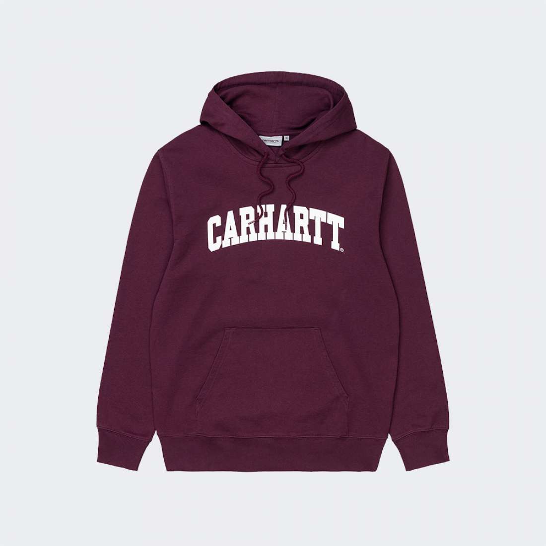 HOODIE CARHARTT WIP UNIVERSITY WINE/WHITE