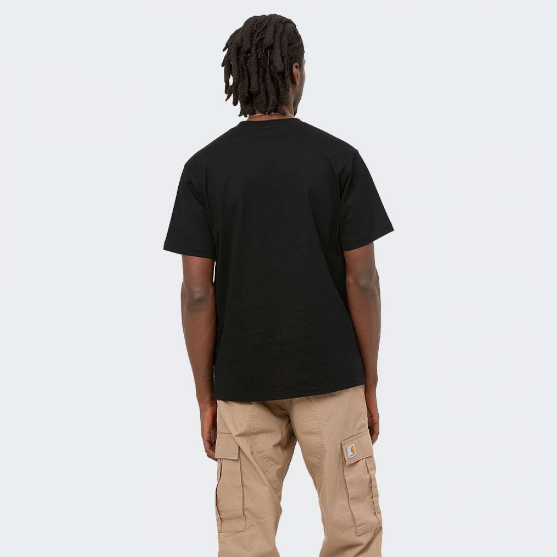 TSHIRT CARHARTT WIP UNIVERSITY BLACK/WHITE