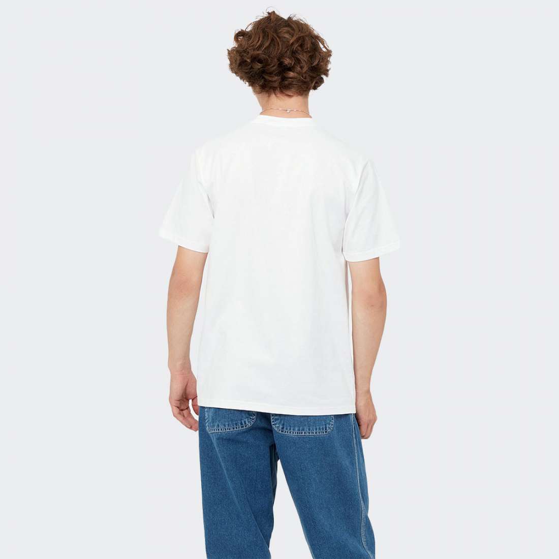 TSHIRT CARHARTT WIP UNIVERSITY SCRIPT WHITE/BLACK