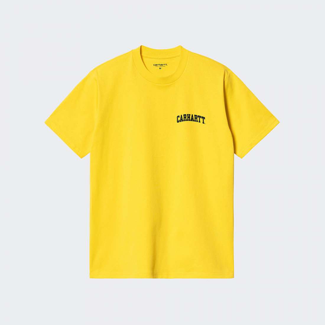 TSHIRT CARHARTT WIP UNIVERSITY SCRIPT BUTTERCUP/BLACK