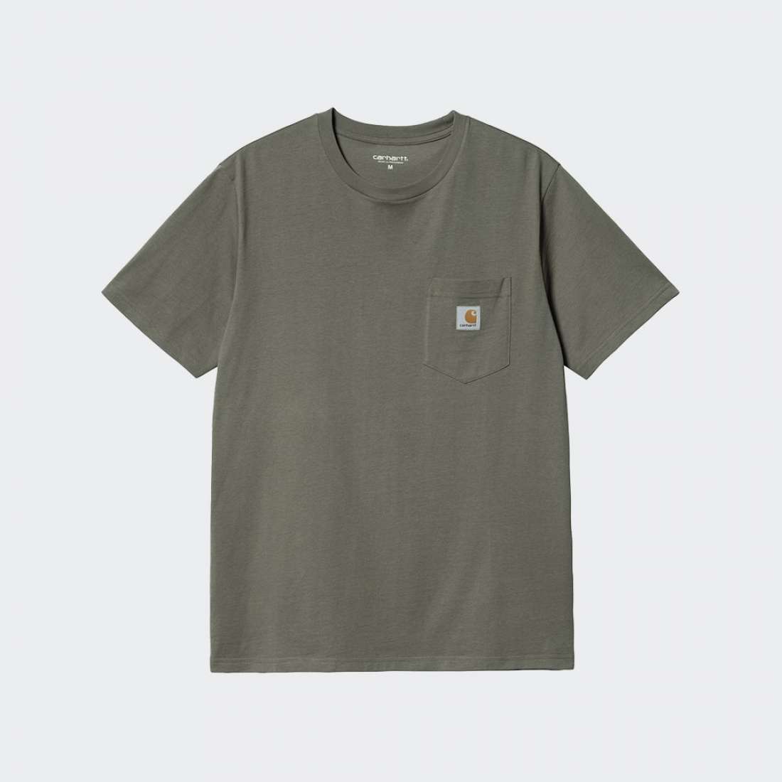 TSHIRT CARHARTT WIP POCKET SMOKE GREEN